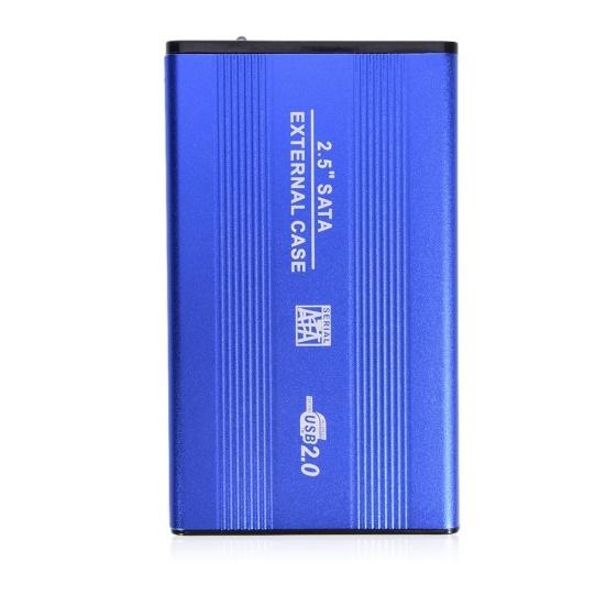 Boîtier externe USB 2.0 2,5 pouces SATA SSD HDD Boîte de protection pour disque dur mobile