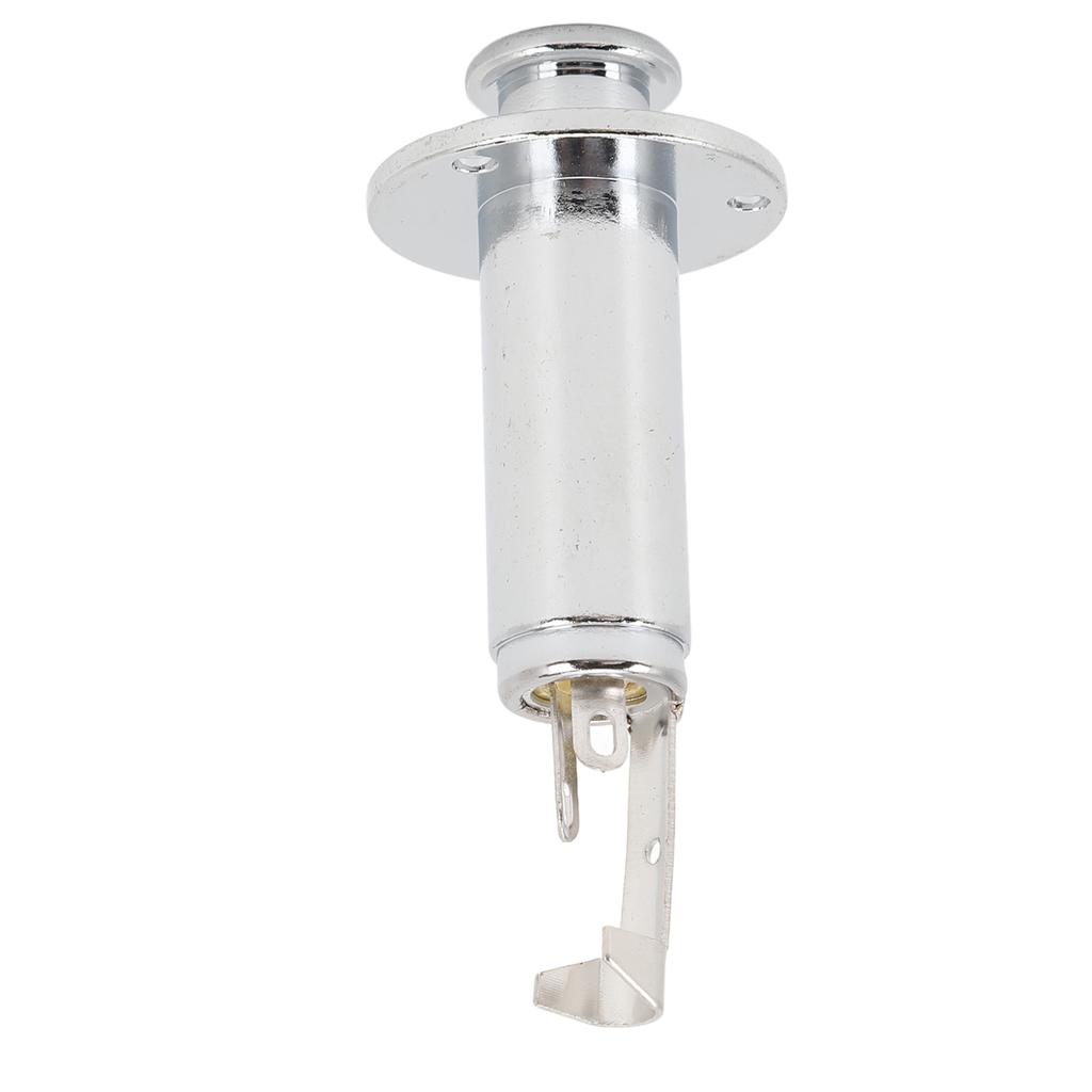6.35mm Electric Guitar Mono Endpin Output Jack Brass Alloy High Sensitivity EQ Equalizer Output Socket Connection Port
