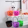Galeată de Bomboane de Halloween Galeată Craniu Dovleac Galeată Trick or Treat cu Mâner pentru Copii Decorare Petrecere Halloween