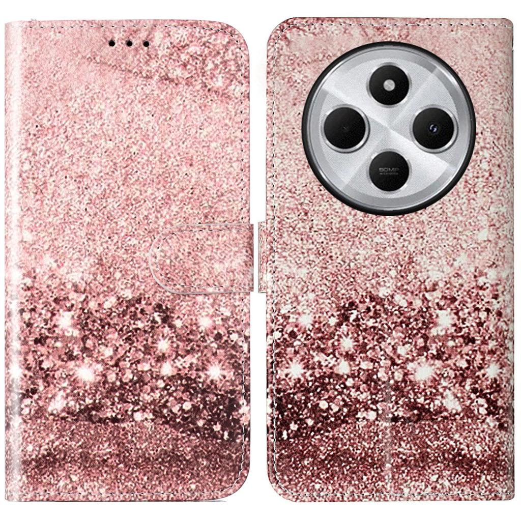 For Xiaomi Poco C75 4G/Redmi 14R 5G/14C 4G Case Pattern PU Leather Flip Phone Cover