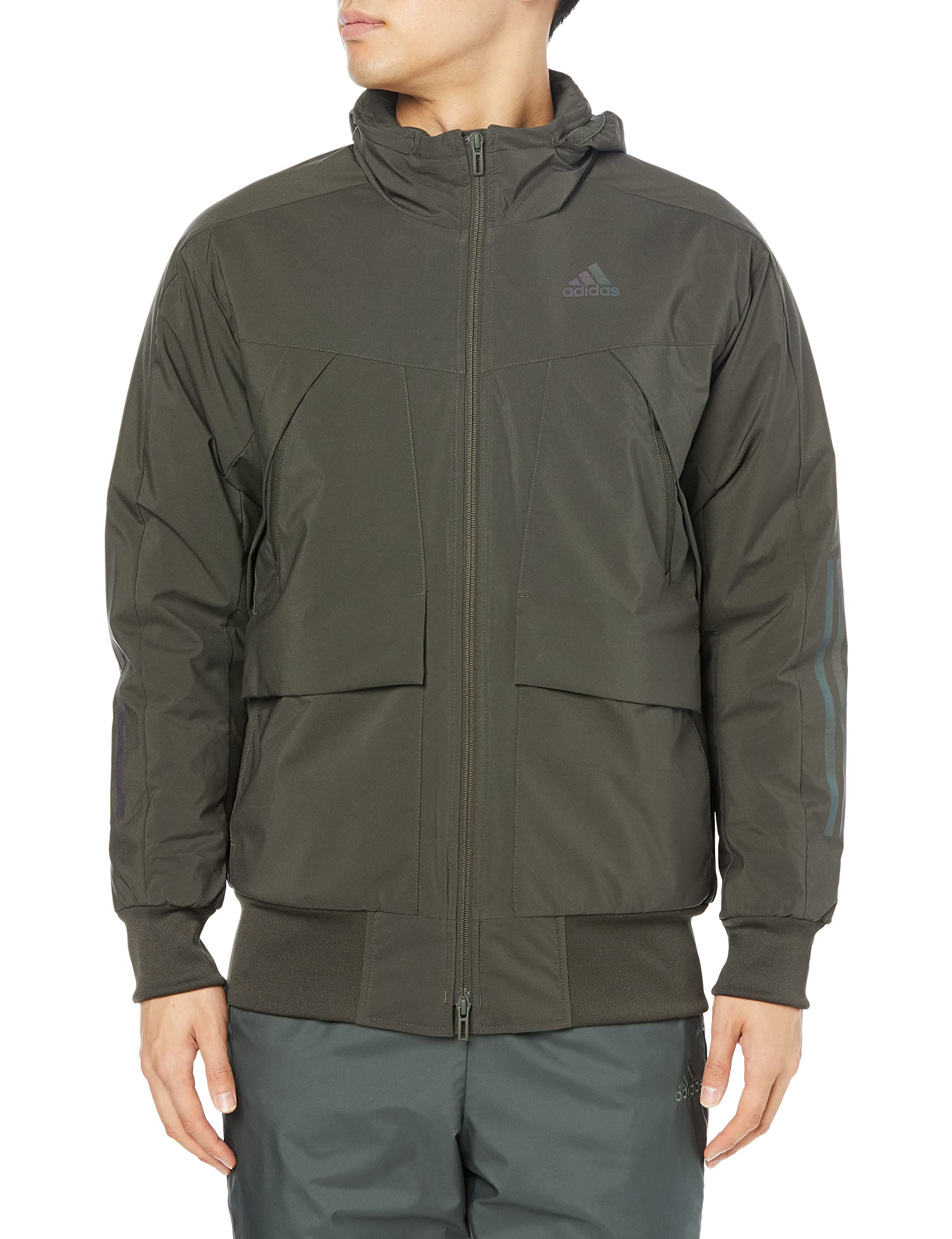 

Adidas Track Hybrid Light Padded Jacket EUE93 Shadow Olive Size S Men s (HR5225)