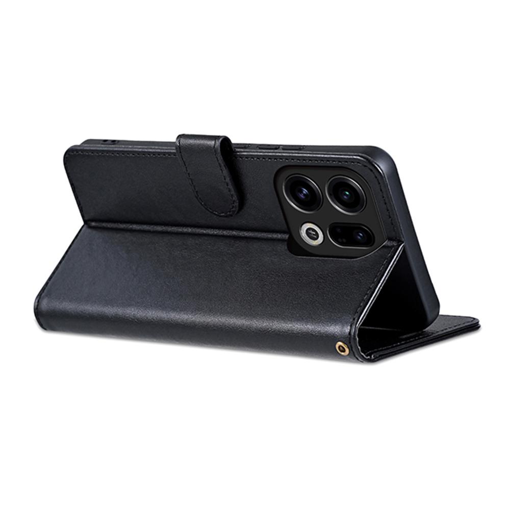 AZNS For Oppo Find X9 5G Case Anti-Scratch PU Leather Stand Wallet Phone Cover