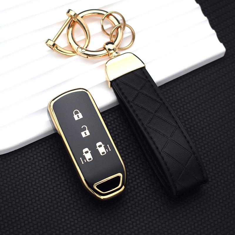 2/4 Buttons Soft Tpu Shell Fob Holder Keychain Protector For Honda N-Box N-One N-Wgn N-Van Custom Wgn Custom Key Case Cover