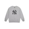 MLB NY Long Sleeve Loose Classic Printed Letter Crewneck Sweatshirt Unisex sweatshirt Light-Gray 31MTC2941-50M