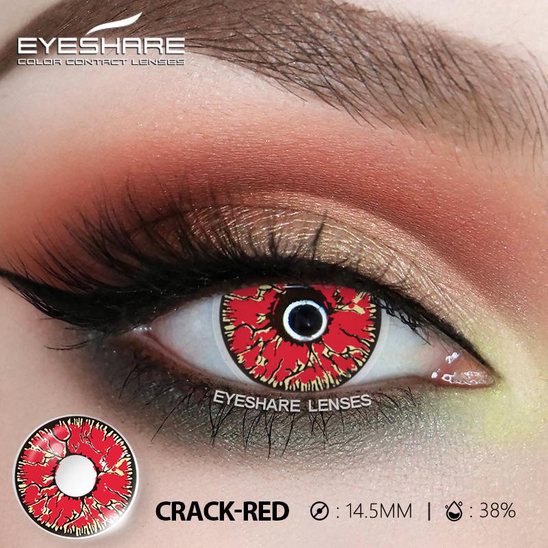 1 Pair White Colored Contacts Cosplay Contact Lenses for Eyes Black Lenses High Quality Soft Lenses Beauty Makeup Yearly