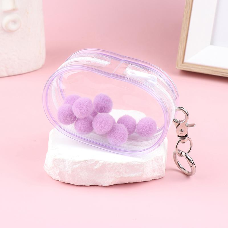 Organizator de bijuterii, cutie de depozitare transparentă, husă, cutie misterioasă, breloc, geantă, cutie de depozitare, portofel îngroșat, organizare de geanți de păpuși drăguț.