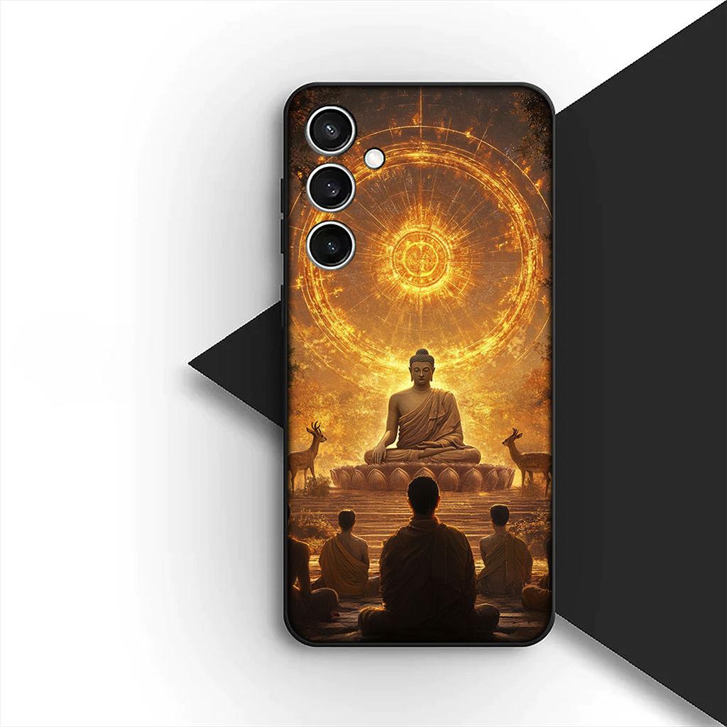 Protective Cover Lord Buddha for Samsung Galaxy S25 S24 S23 Fe Ultra Plus S7 Edge A05 A06 A16 A15 A35 Phone Case