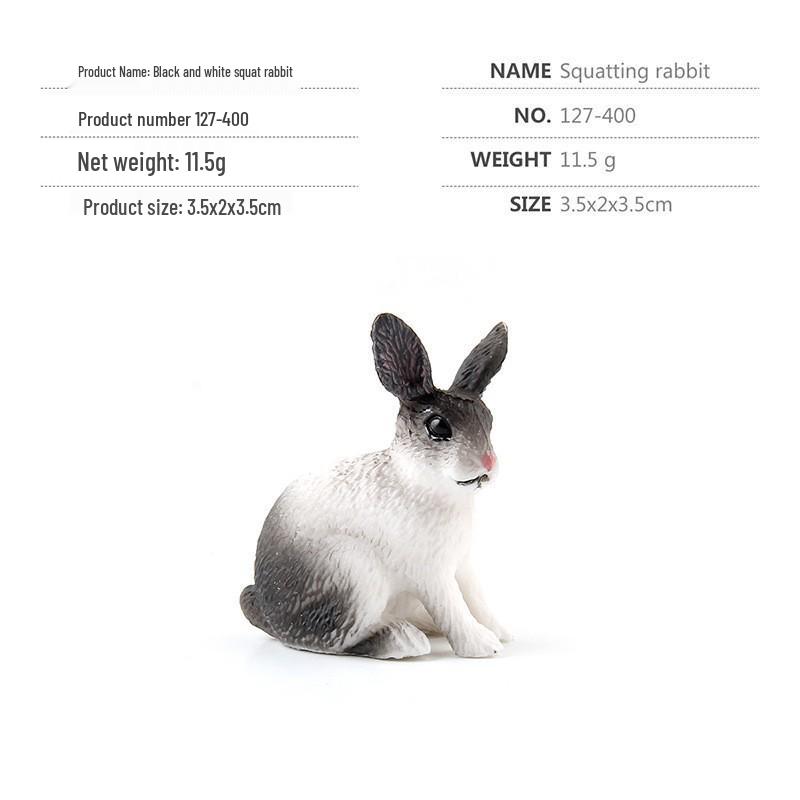 Cross-Border Farm Animal Miniature Model Set: Chickens, Ducks, Geese, Cows, and More