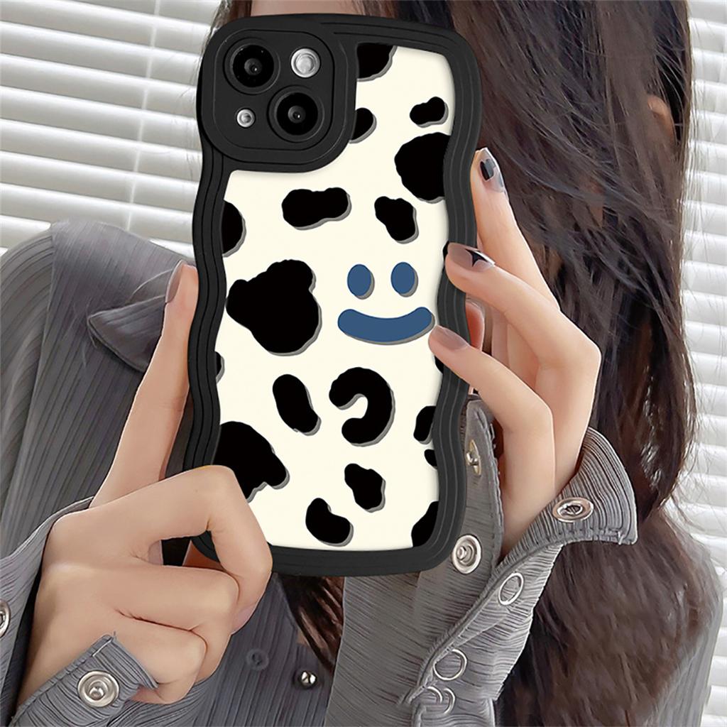 Mobile Phone Cases for iPhone 11 13 XR 15 Pro Max 12 14 Pro Max Case iPhone 16 7 Plus 8 Plus XS Max Big Wave Solid Color Cartoon Anti-drop Waterproof