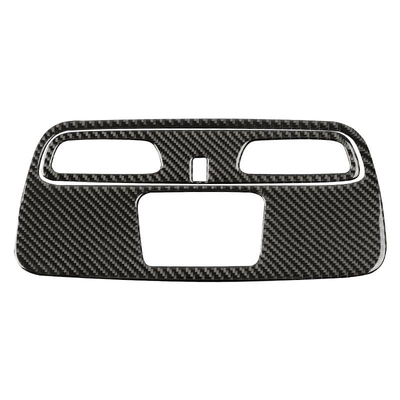 

For Chevrolet Camaro 2017-2022 Accessories Carbon Fiber Interior Car Reading Light Panel Decorative Frame Sticker Trim Cover Black carbon fiber