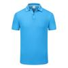 Men's Quick-Drying Solid Color Lapel Short Sleeve Polo Shirt