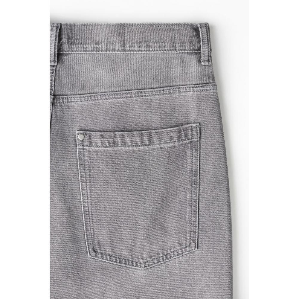 H M Super Baggy Jeans deniM Grey