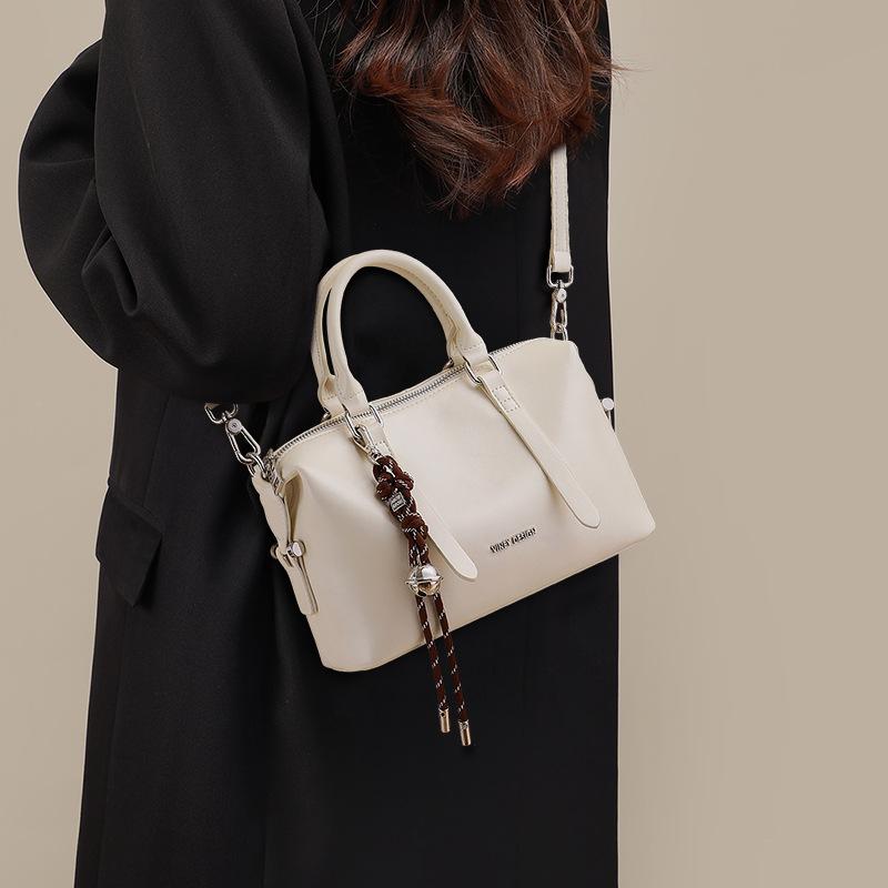Handbag bag women s new women s bag summer leather mother bag large capacity shoulder messenger bag белый