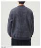 Men's Retro Heavyweight Knit Hoodie - Loose Casual Style for Autumn and Spring