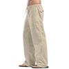 European And American Style Men's Linen Loose Large Size Solid Color Pocket Casual Trousers Suitable For Daily Commuting And Beach Vacations
