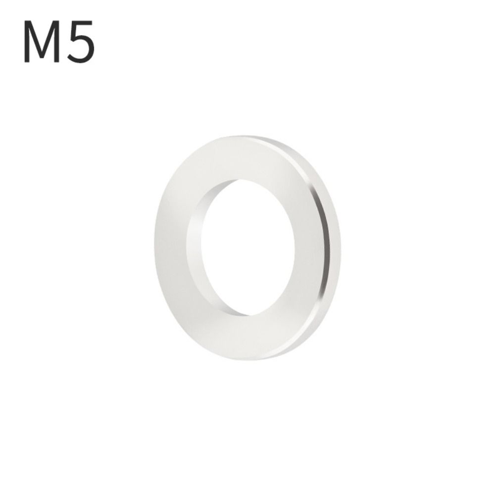 M5/M6 Bike Brake Flat Washer Anodizing Process Bicycle Spacer Pads Bike Bolts Gasket  Disc Brake M5 серебряный
