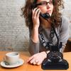 Vintage Rotary Landline Phone: Antique Retro Telephone for Home or Hotel
