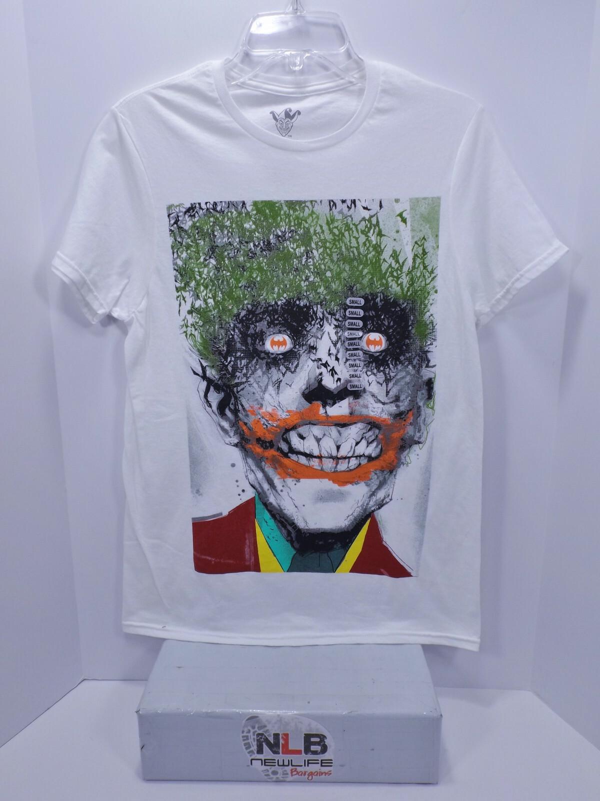 The Joker Batman Joker Bats On Brain Burgundy Suit T-Shirt Men Size Small S
