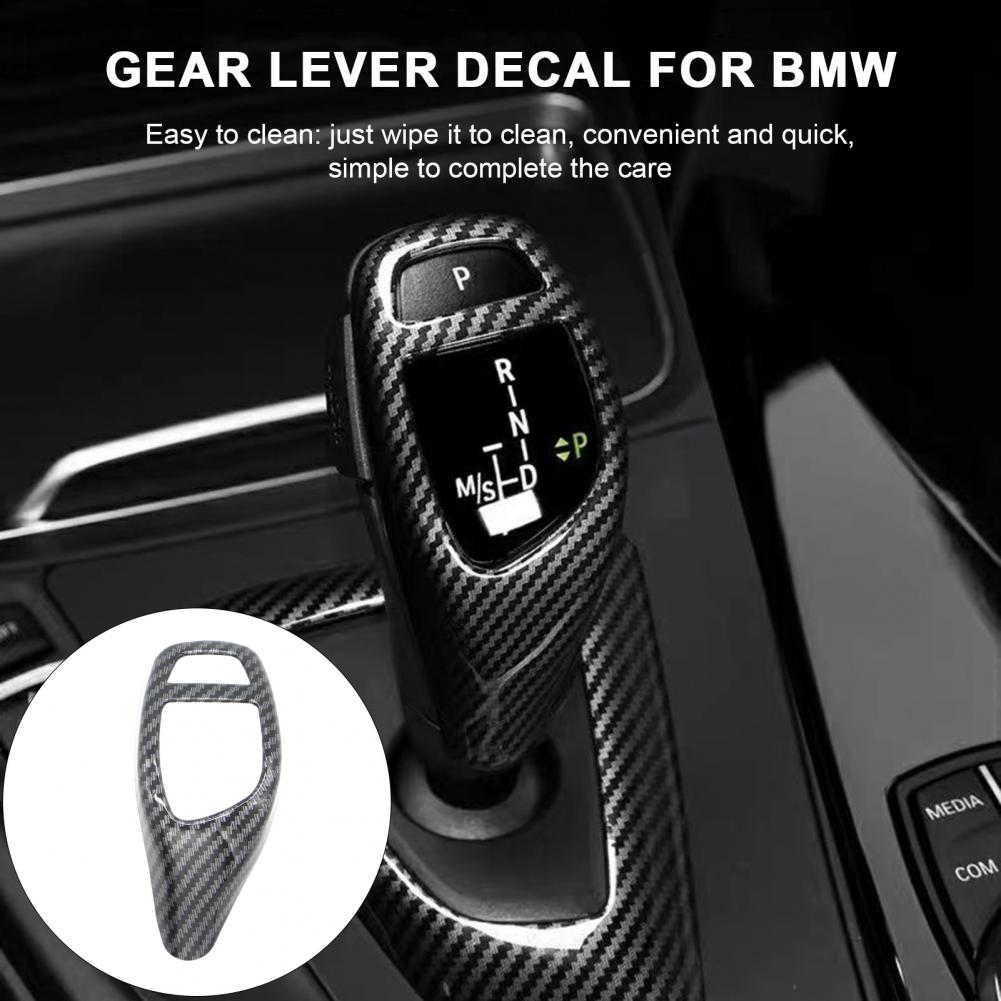 Wear-resistant Stickers for Bmw Carbon Fiber Gear Sticker for Bmw 1/3/4/5 Series X3/x5 Anti-aging Gear Lever Trim Decals for Bmw