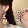 S925 Silver Needle Large Hoop Earrings - Japanese & Korean Style, Fashionable & Versatile, Celebrity-Inspired.