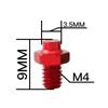 10pcs Bolt Bike Water Bottle Cage Screw Aluminum Bicycle Pedal Bolts Mountain Bike Screws Pedal Anti-Slip Screws