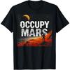 JVDRRY Retro Occupy Mars Space Explorer Design for Astronomy Fans T-Shirt