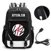 Straykids Beliebte Koreanische Boygroup Peripherie Rucksack Campus Grund- und Sekundarschüler Schultasche Herren- und Damen-Computertasche Rucksack