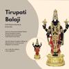 Tirupati Balaji Idol für Mandir | Pooja-Raum Lord Vishnu Shree Venkateswara Swamy Statue Gott Balaji zum Geschenk Wohnzimmer