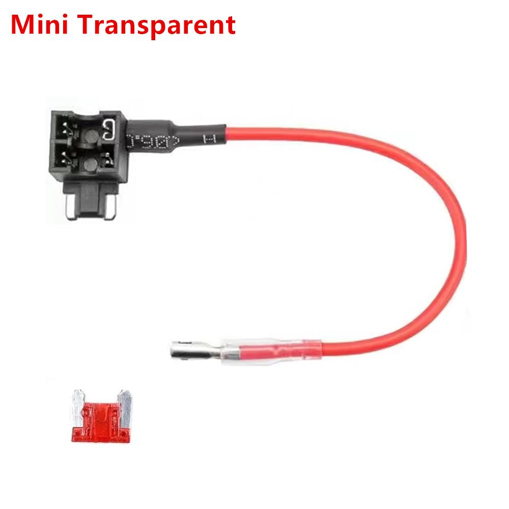12V Fuse MINI SMALL MEDIUM Size Car Fuse Holder Add-a-circuit TAP Adapter With 10A Micro Mini Standard ATM Blade Fuse With Fuse Holders1
