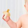 Infant Teeth Soother Silicone Teether Breast Like Shape Ergonomic Handle for Safe Chewing and Teeth Development