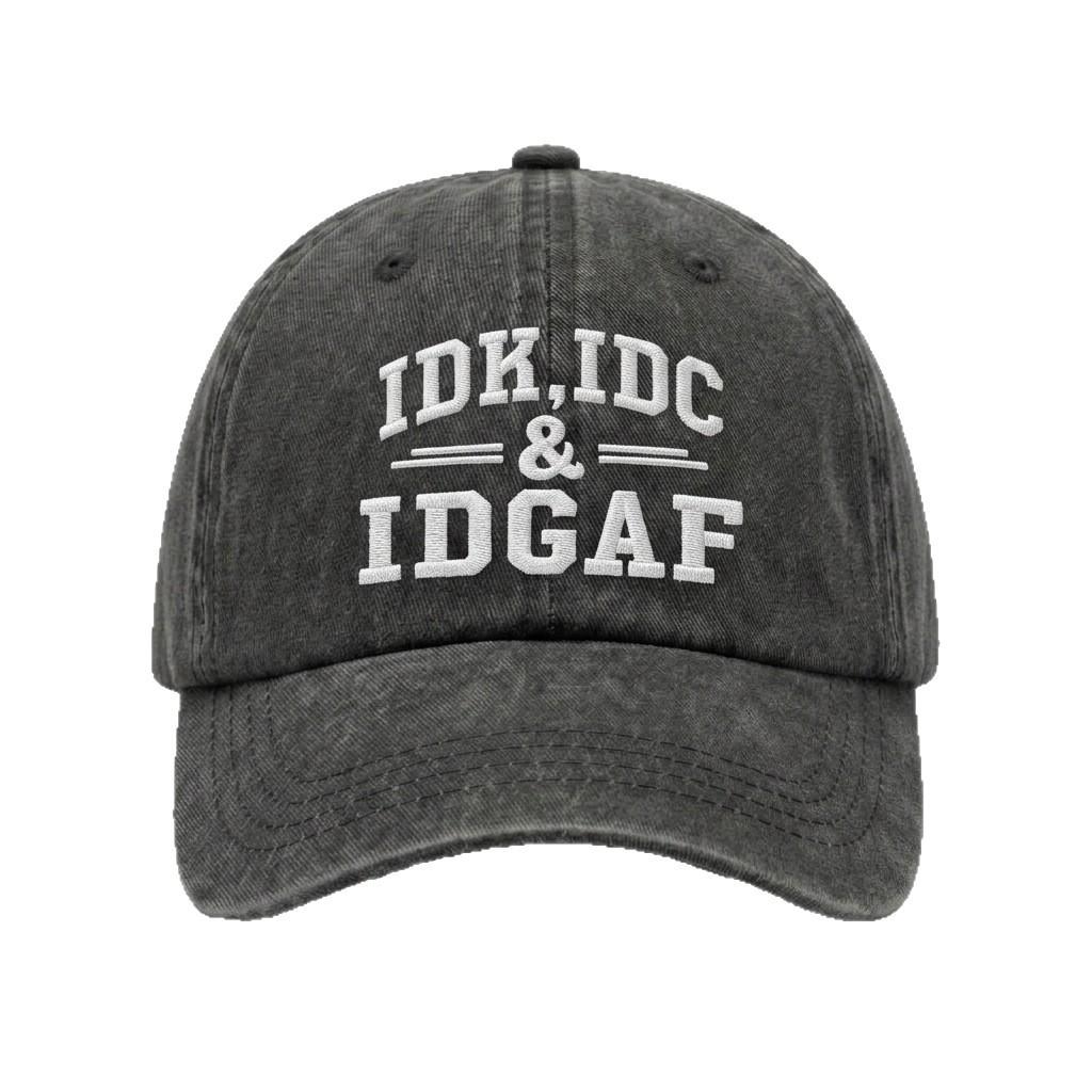Letter embroidery washed baseball cap popular cap new washed old hat