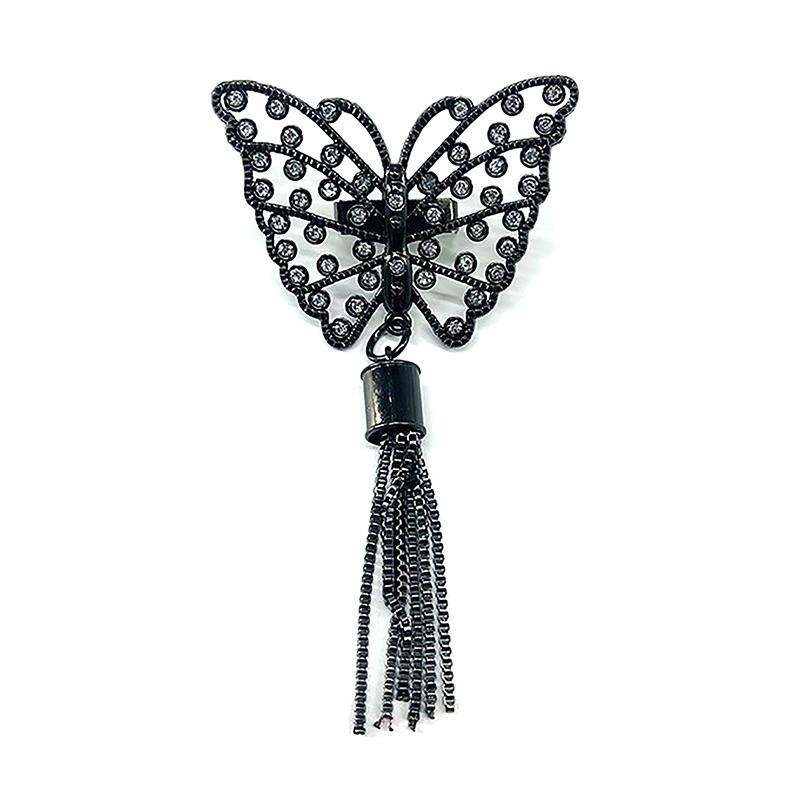 Diy Exquisite Metal Buckle Clasp Bag Purse Hat Decor With Tassel Hardware Leather Craft Woven Bag Accessories Bag Pendant