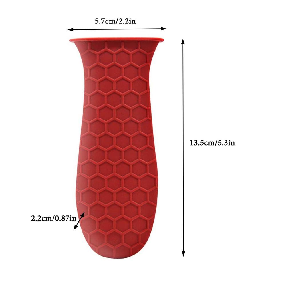 Anti-scalding Pot Handle Cover Silicone Holder High Heat Resistance Silicone Pot Handle Cover For Frying Pan Milk Pan