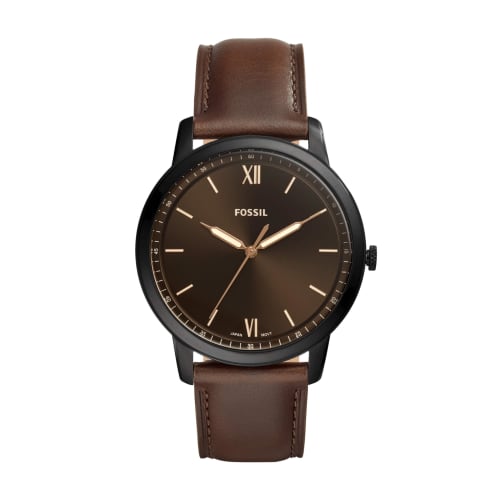 

Fossil THE MINIMALIST 3H Men s Watch FS5551 Brown