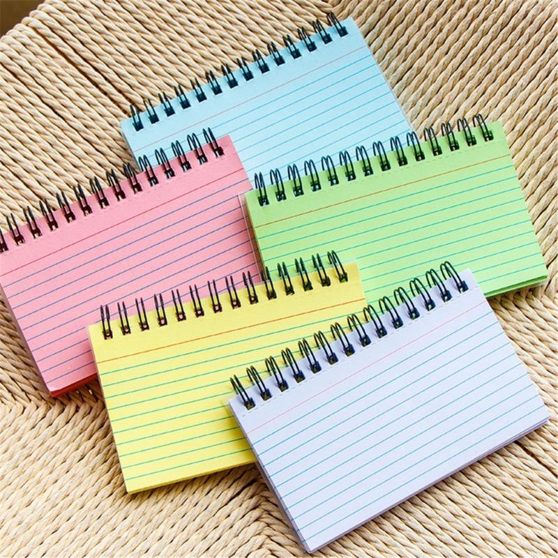 Twin-Wire Binding Notepads 50 Sheets Lined Pocket Notepads Wirebound Writing Pad Small Notebook for Writing 4.9x2.9Inch