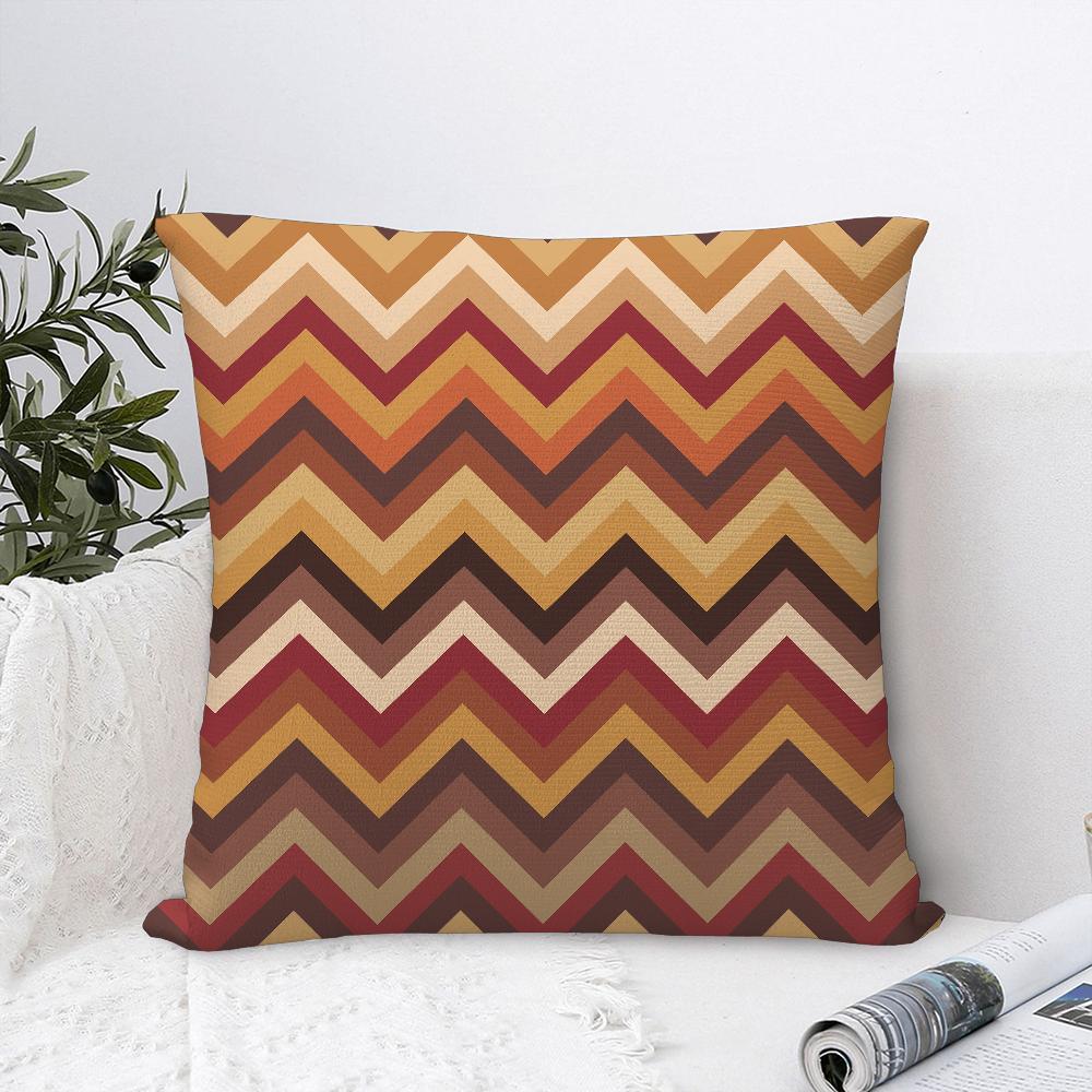 Calm Geometric Color Pillow Case Sofa Decorative Home Doublesided Print Plush Square Throw Pillow Covers Cushion Decor Cover