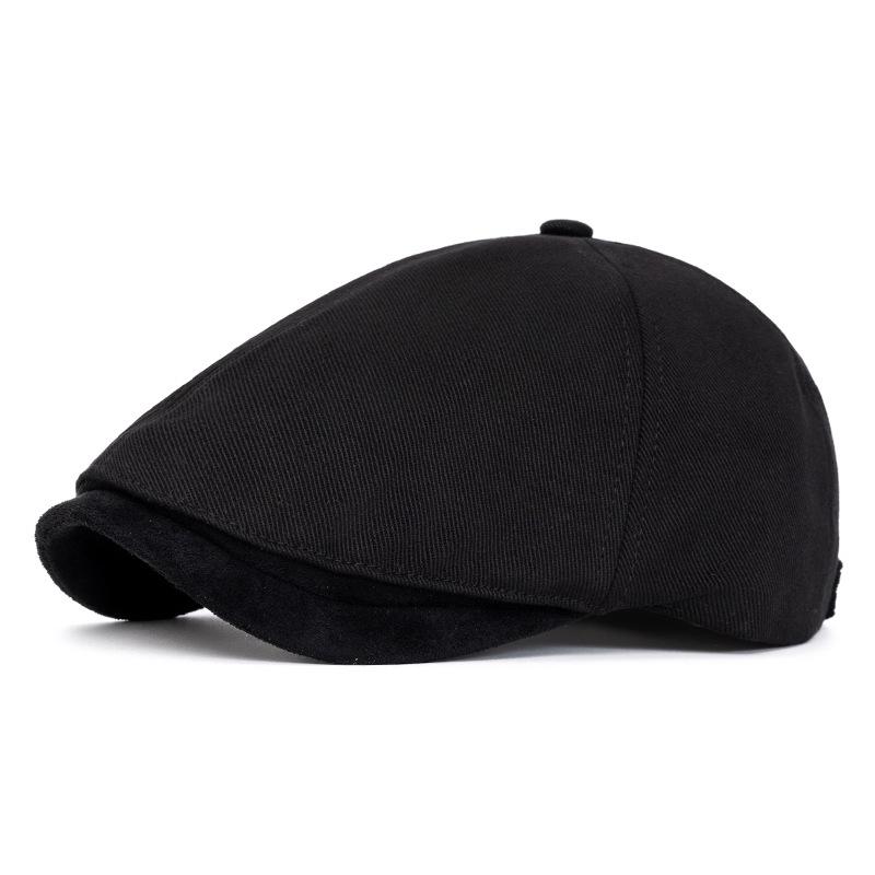 Vintage Forward Cap Men Beret Spring Autumn Peaked Cap