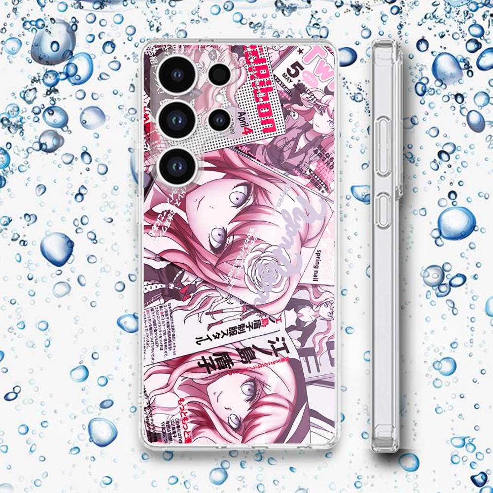 

Junko Enoshima D-Danganronpa Phone Case For Samsung Galaxy A,71,70,52,51,40,31,50,50S,30S,21S,12,10,Note20ultra Transparent Case samsunga12