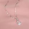 zircon necklace female niche insi simple collarbone chain high-end light luxury gift girlfriend jewelry