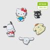 5 Piece Set Jibbitz Charms Hello Kitty Friends