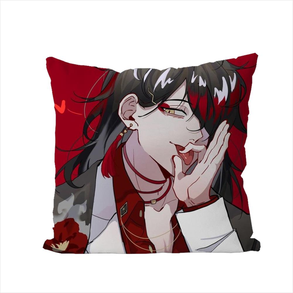 Anime VVox Akuma Pillow Case For Car Sofa Decorative Home Doublesided Print Plush Square Throw Pillow Cushion Cover