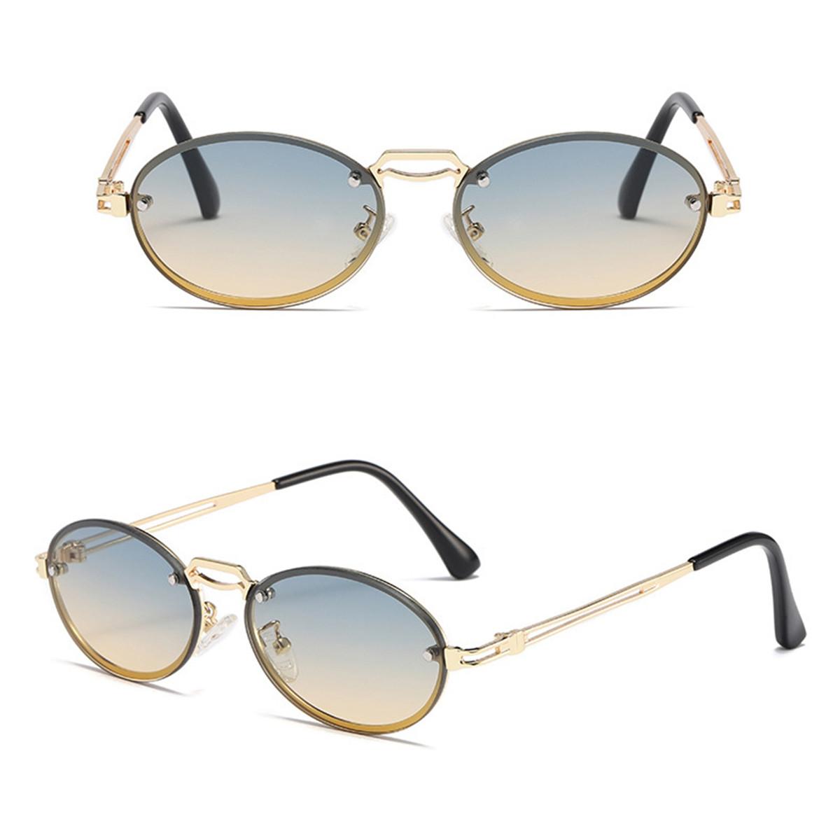 

Polarized UV Protection Lightweight Comfortable Durable High Quality Stylish Retro Oval Shaped Male Female Sun Glasses Other