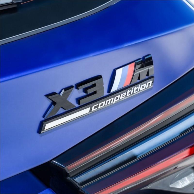 3D Metal Car Body Side Badge Body Rear Trunk Decor Sticker Modification For BMW M X1 X2 X3 X4 X5 E84 F26 E83 F25 E53 E70 E71 G02 Sdxp72