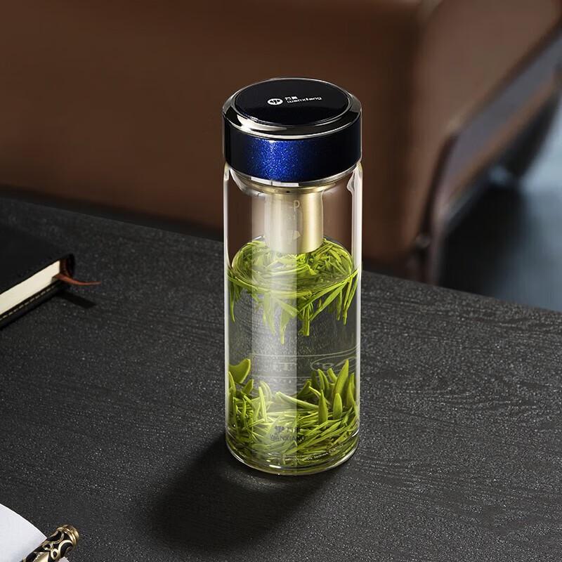 WANXIANG Single Layer Antibacterial Portable Glass Tea Cup