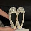 Fashion Fashion Mesh Women Ballet Flats Dance Shoes New 2025 Butterfly-Knot Footwear Designer Female Shallow Ladies Flats Slip On Shoes