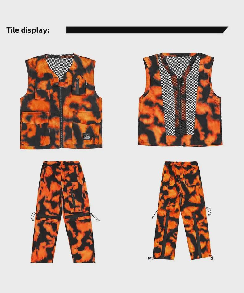 Wang Jiaer-inspirert street dance-antrekk til barn: Trendy hiphop-klær for gutter, kamuflasjeantrekk for jenter