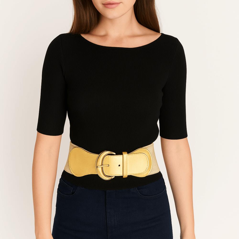 Cloth Stretchy Cummerbunds Leopard Print Wide Waist Belt Slimming Female Waistband Dress