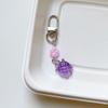 Colorful Jelly Pineapple Turtle Charm Keychains Drip Gum Retro Turtle Pendant Keyring Hanging Ornament Pendant Accessories Gift