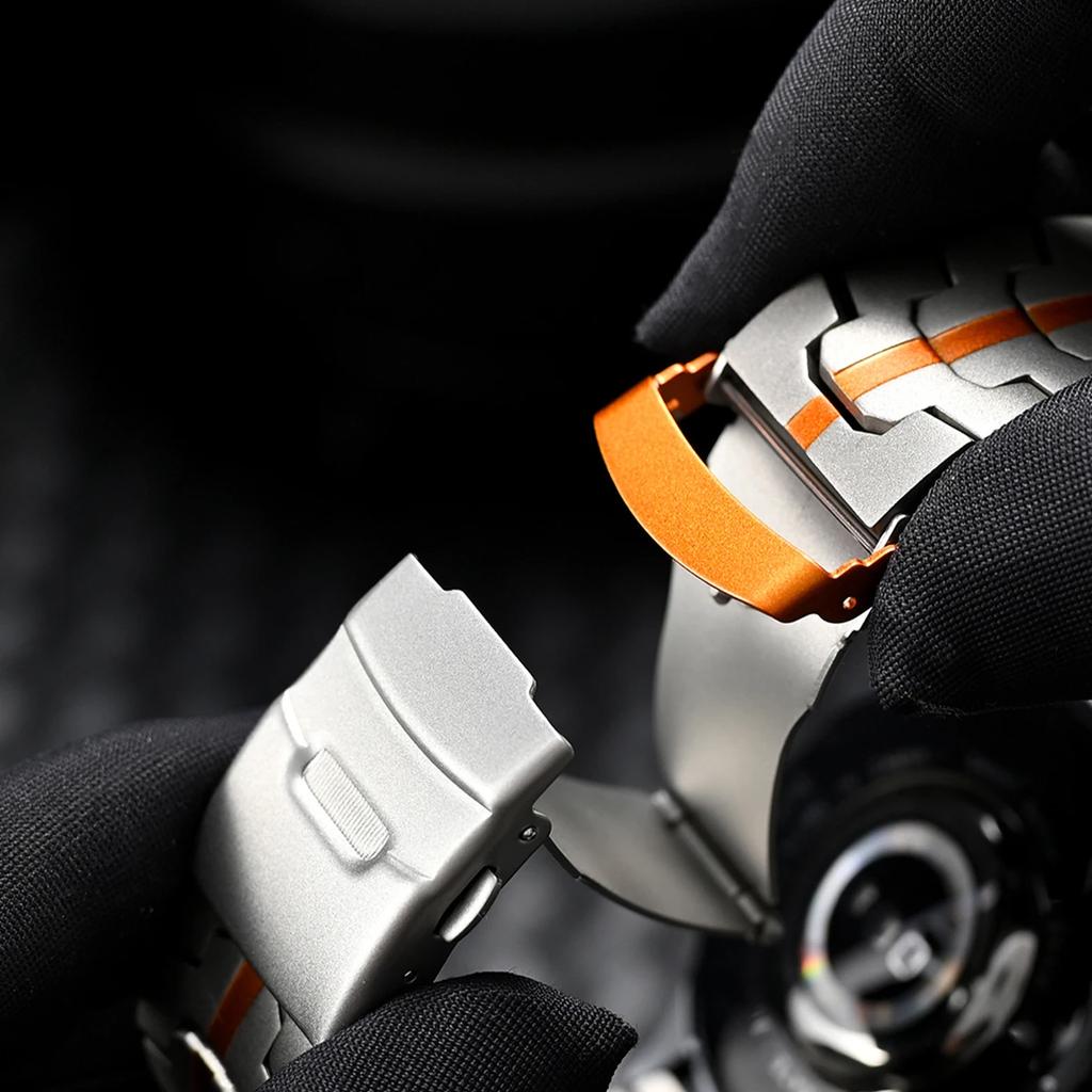 Luxury Titanium Strap for Samsung Galaxy Watch 8 40mm 44mm Ultra2 Business Bracelet for GALAXY WATCH 8 Classic Bands Accessories