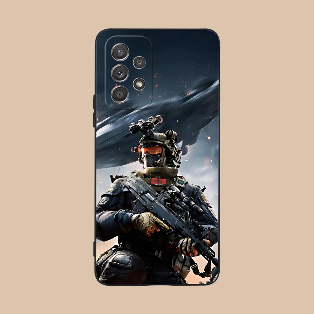 Game Delta Force Matte TPU Mobile Phone Case for Samsung Galaxy M55 54 42 35 34 33 32 23 22 15 14 13 12 F55 5G Colorful Cover